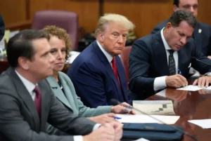 Donald Trump in court