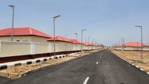 The 100 housing units delivered by OSSAP-SDGs for IDPs in Gwoza LGA of Borno State