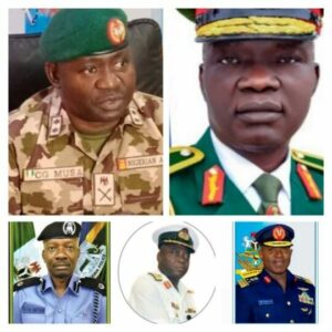 The new Service Chiefs