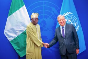 President Tinubu and UN Sec Gen Ban Ki Moon
