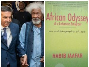 Habib Jaafar, Professor Soyinka and Jaafar 's new book, African Odyssey