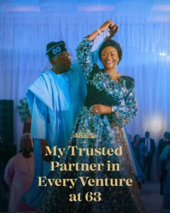 President Tinubu and his wife, Oluremi