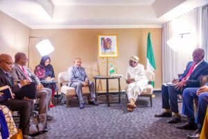 President Tinubu with African Union leaders