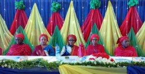 POWA chairperson and invited guests at the high table
