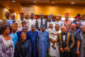 President Tinubu meets Nigerians in India