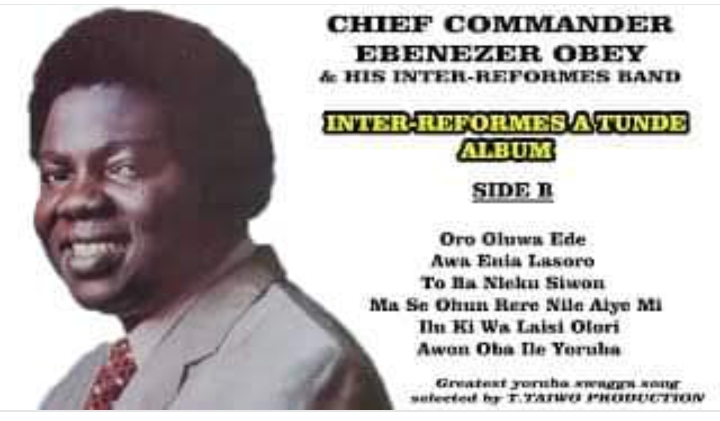 Ebenezer Obey's Inter-Reformers - Vimarsana News
