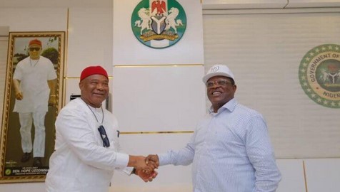 Uzodimma's handwork shows everywhere in Imo State, says Umahi - Vimarsana News
