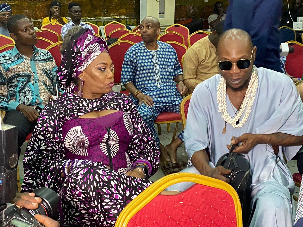 Yeni and Seun Kuti at the event. All photos by Elizabeth Fikayo Babalola