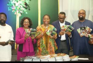 Former President, Nigerian Bar Association, Mr Olumide Akpata (right), former Edo State Chairman of the All Progressive Congress (APC) and other guests at the event