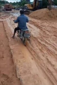 Onitsha-Atani-Ossomalla-Ogwuikpele-Ndoni Road project, in Ogbaru Local Government Area of Anambra state