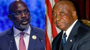 George Weah and Joseph Boakai