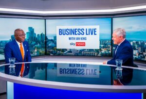 Gov Sanwo-Olu on Sky News with Ian King