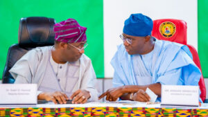 Governor Babajide Sanwo-Olu and Deputy Governor Obafemi Hamzat3