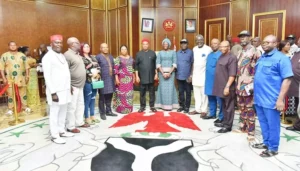Governor Uzodimma and Owerri zoze leaders