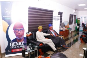 Dr. Alake was host to Attah of Igala and President of Kogi State Traditional Rulers Council, HRH Ata Matthew Opaluwa in Abuja,