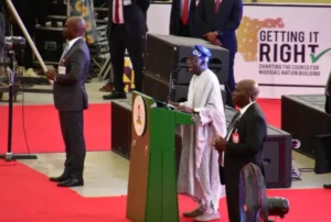 President Tinubu at the National Assembly