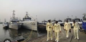 Nigerian naval officers