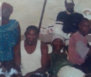 The victims, Shoaga and Leopard going through treatment in 2000