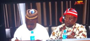 Abubakar Hashim, left, and Chief Tony Chinyere