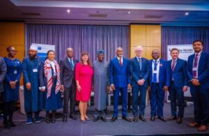 President Tinubu and others during the MoUs agreement signing exercise