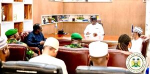 President Bio with ECOWAS, Nigeria Delegation at State House