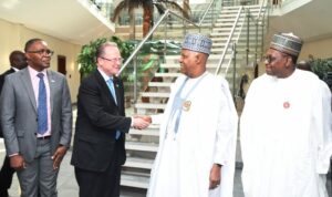 VP Shettima during the high-level strategic meeting on Gavi Alliance support for the Federal Government at the Presidential Villa, Abuja, on Wednesday.