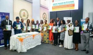 Betsy Obaseki in group photograph with stàkeholders