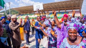 Governor Oyebanji at the ceremony marking the 2023 Cooperatives' Day, held at the Ekiti Parapo Pavilion, Ado Ekiti, the Ekiti State capital