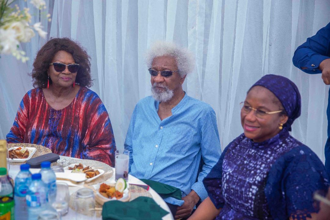 Mrs Yemisi Ransome Kuti, Professor Wole Soyinka and his wife, Folake