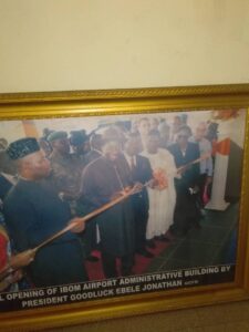 President Jonathan cuts the tape to open the VAIV_ Courtesy AKSG
