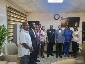 RIVCSO executive members with CP Disu, fourth from right