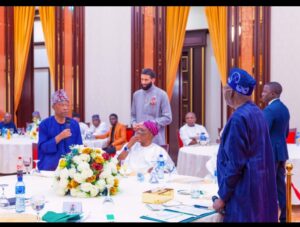 President Tinubu with NPAN members