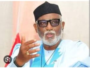 The late Gov Rotimi Akeredolu
