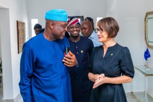Governor Oyebanji and Leena Pylvanainen