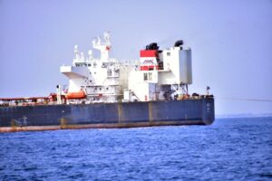 MT ALMI SUN bearing the fresh one million Agbami barrels of crude for Dangote Refinery