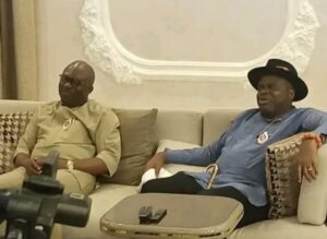 Governor Siminalayi Fubara of Rivers and Governor Senator Duoye Diri of Bayelsa State.