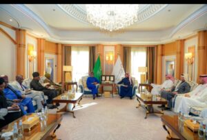 Alake and his team, met with the Saudi Arabia Minister of Industry and Mineral Resources, Bandar AlKhorayef, alongside the Vice-Minister, Mining Affairs, Engr. Khaled AlMudifer