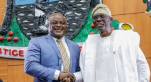 Gov Sanwo-Olu, right, and Speaker Obasa