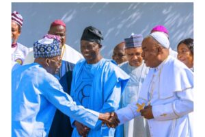 President Tinubu received a delegation of the Christian Association of Nigeria (CAN), led by its president, Archbishop Daniel Okoh