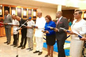 Today, 16 Permanent Secretaries sworn in today by Gov Sim Fubara