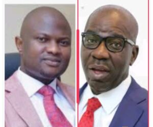 Dennis Idahosa and Governor Godwin Obaseki