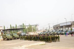 Military equipment and personnel for Ekiti security
