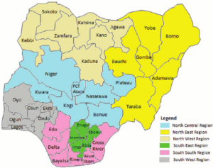 Map of Nigeria