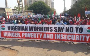 NLC Protest today