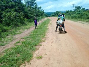 A rural road in Ekiti