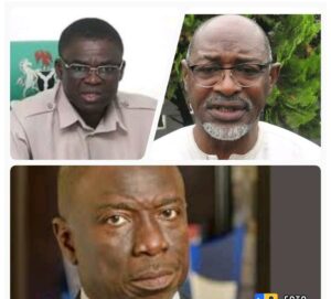From top left Deputy Governor Philip Shaibu Barr. Anselm Ojezua and Asue Ighodalo