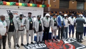 File. One of the organised sports by NNPC