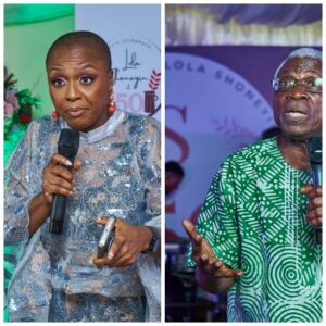 Lola Shoneyin and Prof. Osundare