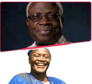 Niyi Osundare, top,and Jimi Solanke