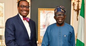 President Bola Tinubu and Dr. Akinwumi Adesina
